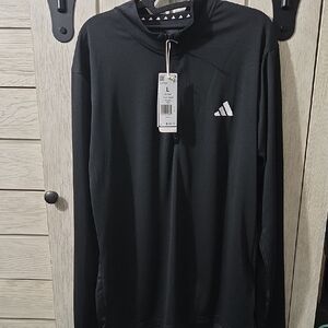 Adidas Black Performance Long Sleeve Top
